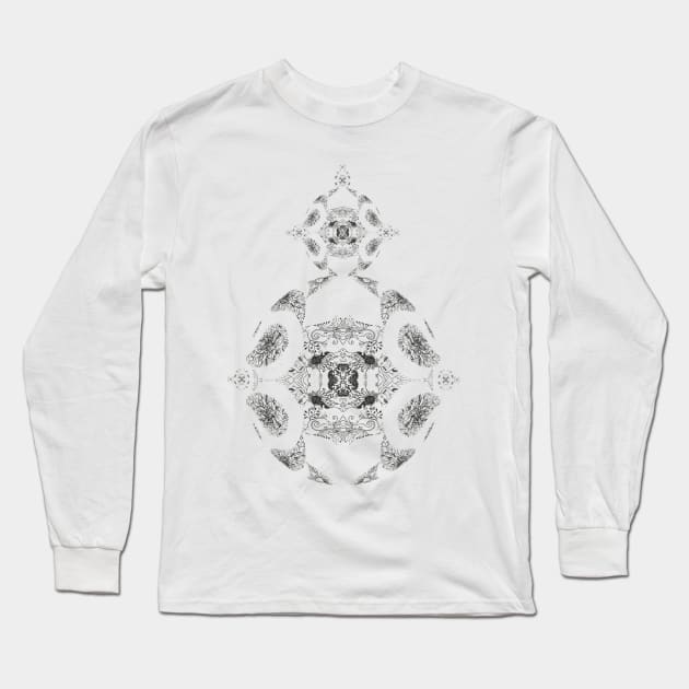 Mandelbrot Long Sleeve T-Shirt by wanungara